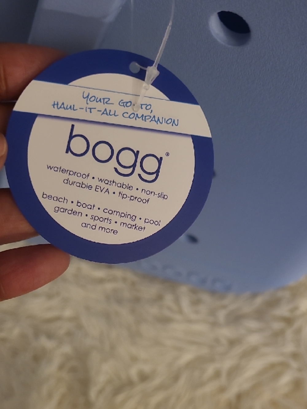 The Original BOGG BAG Large Tote - Light Blue - Picture 7 of 8